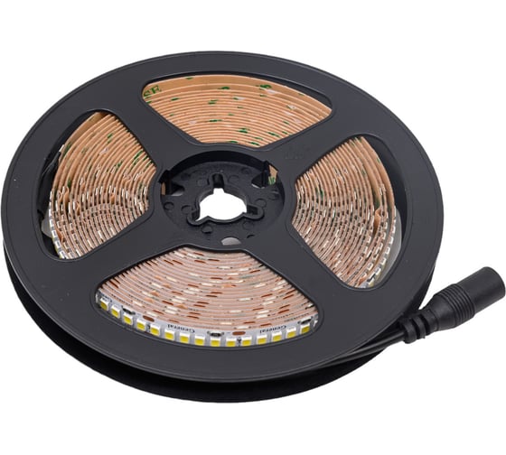 Светодиодная лента General Lighting Systems GLS-2835-240-22-24-IP20-PRM-6, 5 метров, 22Вт/м, 24В, SMD2835, 10мм, IP20, 6500К, холодный белый 502240