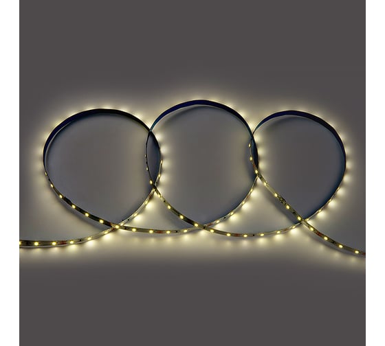 Светодиодная лента General Lighting Systems GLS-2835-60-4.8-12-IP20-4, 5 метров, 4,8Вт/м, 12В, SMD2835, 8мм, IP20, 4500К - нейтральный белый 500210