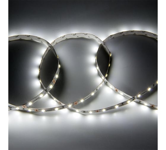 Светодиодная лента General Lighting Systems GLS-2835-60-4.8-12-IP20-PRO-6, 5 метров, 4,8Вт/м, 12В, SMD2835, 8мм, IP20, 6500К - холодный белый 500420