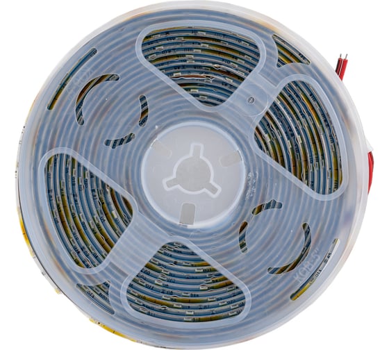 Светодиодная лента General Lighting Systems 5 м, 4,8Вт/м, 12В, SMD2835, 8мм, 7Лм/чип, IP65, 3000К, теплый белый GLS-2835-60-4.8-12-IP65-3 500110