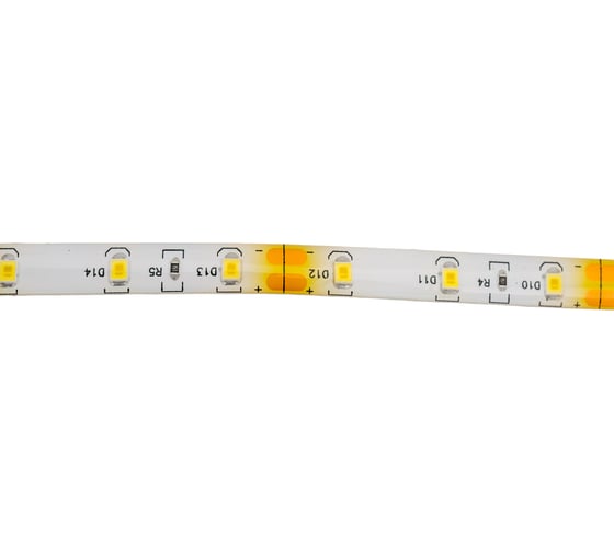 Светодиодная лента General Lighting Systems GLS-2835-60-4.8-12-IP65-3, 5 метров, 4,8Вт/м, 12В, SMD2835, 8мм, 7Лм/чип, IP65, 3000К - теплый белый 500110