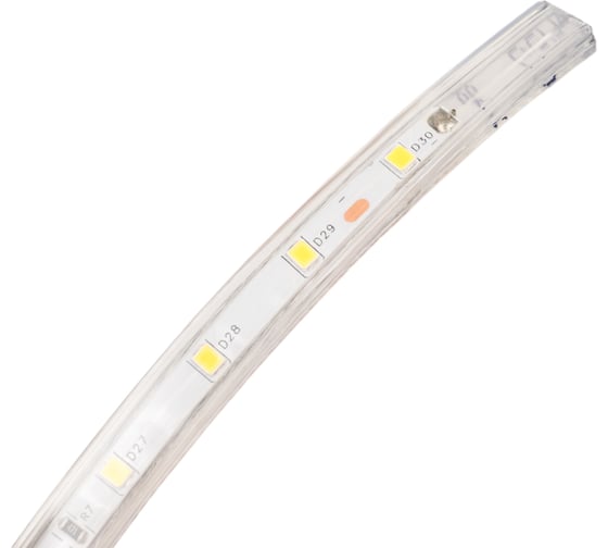 Лента светодиодная General Lighting Systems GLS-2835-60-6-220-IP67-3, 50 метров, 6Вт/м, 220В, SMD2835, 6мм, 60 диодов/м, 7 Лм/чип, IP67, 3000К - теплый белый 504015