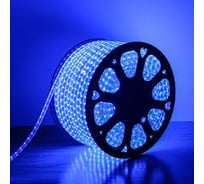 Лента светодиодная General Lighting Systems GLS-2835-60-6-220-IP67-B, 50 метров, 6Вт/м, 220В, SMD2835, 6мм, 60 диодов/м, 7 Лм/чип, IP67, цвет синий 504416