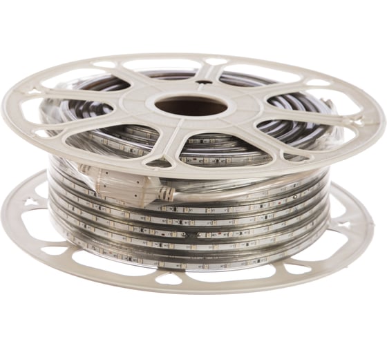 Светодиодная лента General Lighting Systems 50 м, 6Вт/м, 220В, SMD2835, 6мм, IP67, зеленый GLS-2835-60-6-220-IP67-G 504315 1