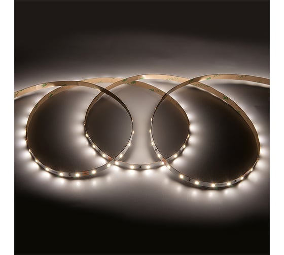 Светодиодная лента General Lighting Systems 5 м, 7,2Вт/м, 24В, SMD2835, 8мм, IP20, 4500К, нейтральный белый GLS-2835-60-7.2-24-IP20-PRM-4 502041
