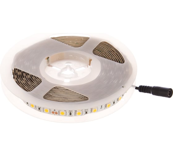 Светодиодная лента General Lighting Systems 5 м, 28,8Вт/м, 24В,SMD5050, 16мм,IP20, 4500К,нейтральный белый GLS-5050-120-28.8-24-IP20-PRM-4 502441