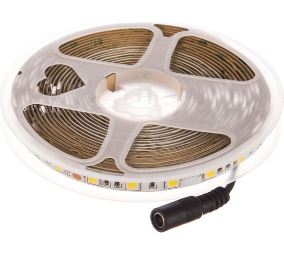 Светодиодная лента General Lighting Systems 5 м, 14,4Вт/м, 24В, SMD5050, 10мм, IP20, 6500К, холодный белый GLS-5050-60-14.4-24-IP20-PRM-6 502340