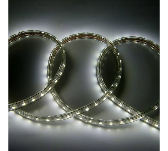 Лента светодиодная General Lighting Systems GLS-5730-60-12-220-IP67-6, 50 метров, 12Вт/м, 220В, SMD5730, 6мм, 60 диодов/м, 30 Лм/чип, IP67, 6500К - холодный белый 504716