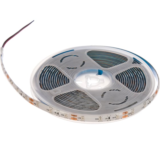 Светодиодная лента General Lighting Systems 5 м, 4,8Вт/м, 12В, SMD2835, 8мм, 300 диодов, 7 Лм/чип, IP65, синий GLS-2835-60-4.8-12-IP65-B 500810