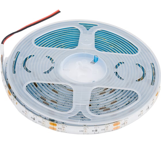 Светодиодная лента General Lighting Systems 5 м, 4,8Вт/м, 12В, SMD2835, 8мм, 300 диодов, 7Лм/чип, IP65, красный GLS-2835-60-4.8-12-IP65-R 500610
