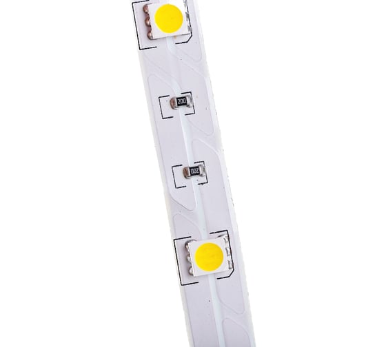 Лента светодиодная General Lighting Systems GLS-5050-30-7.2-12-IP20-4, 5 метров, 7,2Вт/м, 12В, SMD5050, 10мм, 30 диодов/м,12Лм/чип, IP20, 4500К - нейтральный белый 5018