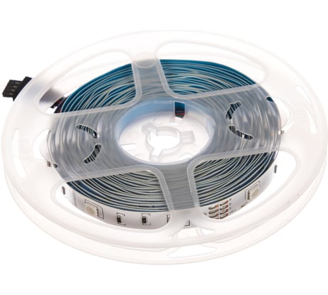 Лента светодиодная General Lighting Systems GLS-5050-30-7.2-12-IP20-RGB, 5 метров, 7,2Вт/м, 12В, SMD5050, 10мм, 30 диодов/м, 12 Лм/чип, IP20, красный/зеленый/синий 5036