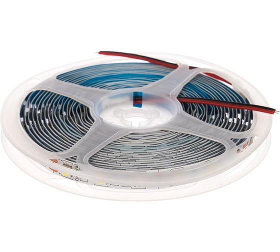 Светодиодная лента General Lighting Systems 5 м, 14,4Вт/м, 12В,SMD5050,10мм, 12Лм/чип, IP20, 6500К,холодный белый GLS-5050-60-14.4-12-IP20-6 5034