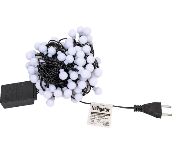 Гирлянда Navigator NGF-B01-128RGBWW-8-11.5m-230-C8-BL-IP20 61836