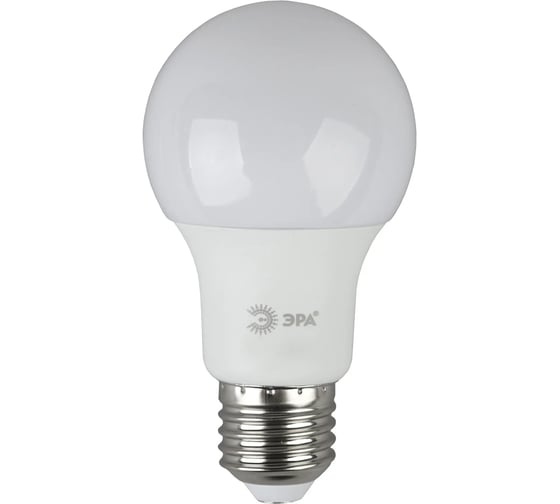 Набор светодиодных лампочек ЭРА STD LED A6011W840E27 (EC) Е27 / E27 11Вт груша, нейтральный белый свет, 10 штук Б0056277