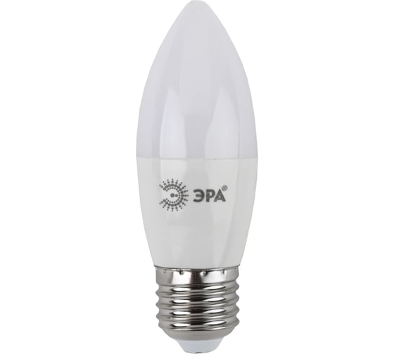 Набор светодиодных лампочек ЭРА STD LED B359W860E27 (EC) Е14 / E14 9Вт свеча, холодный дневной свет, 10 штук Б0056314