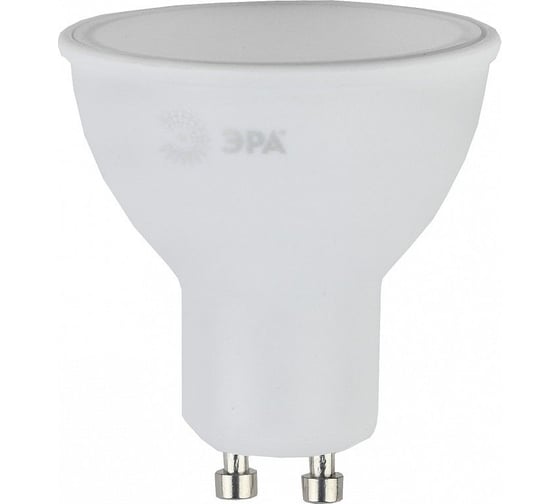 Набор светодиодных лампочек ЭРА STD LED MR1610W840GU10 (EC) GU10 10 Вт софит, нейтральный белый свет, 10 штук Б0056958