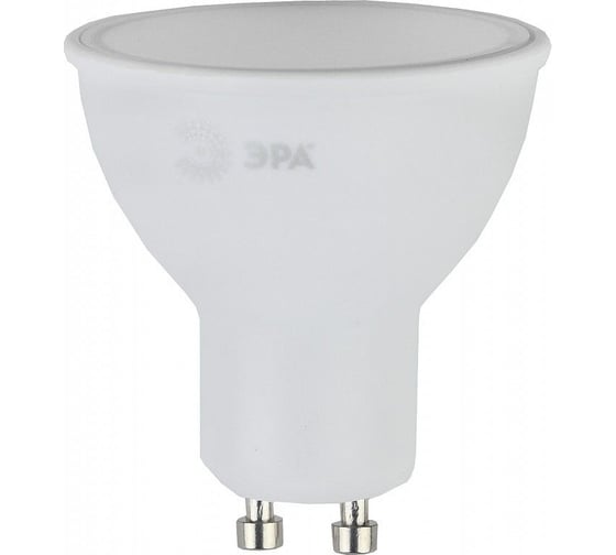 Набор светодиодных лампочек ЭРА STD LED MR1612W840GU10 (EC) GU10 12 Вт софит, нейтральный белый свет, 10 штук Б0056964