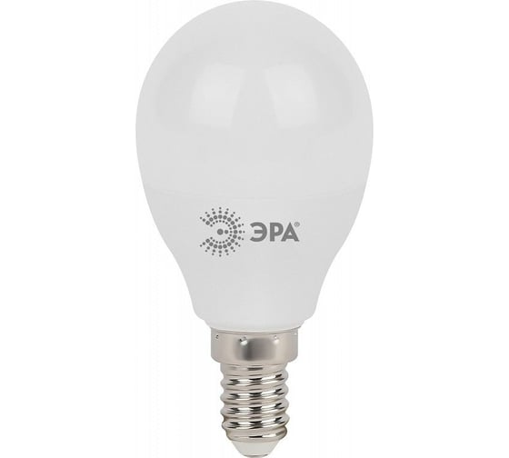 Набор светодиодных лампочек ЭРА STD LED P4511W840E14 (EC) E14 / Е14 11 Вт шар, нейтральный белый свет, 10 штук Б0056967