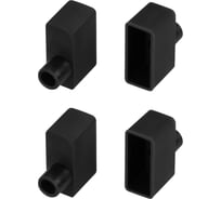 Заглушка Arlight WPH-FLEX-0616-SIDE BLACK с отверстием, 1 комплект 045880