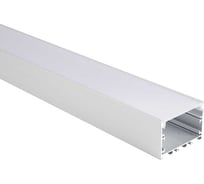 Комплект Jazzway из анодированного накладного профиля PAL 5035 (комплект 2м; 2 глухих заглушки; рассеиватель матовый; 4 клипсы крепежных) 5049956