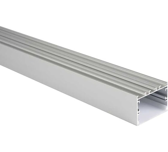 Комплект Jazzway из анодированного накладного профиля PAL 5035 (комплект 2м; 2 глухих заглушки; рассеиватель матовый; 4 клипсы крепежных) 5049956