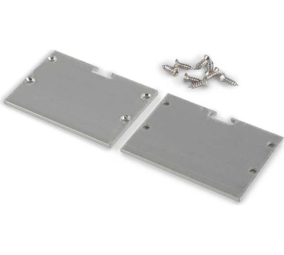 Комплект Jazzway из анодированного накладного профиля PAL 5035 (комплект 2м; 2 глухих заглушки; рассеиватель матовый; 4 клипсы крепежных) 5049956