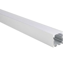 Комплект Jazzway из анодированного накладного профиля PAL 3535 (комплект 2м; 2 глухих заглушки; рассеиватель матовый; 4 клипсы крепежных) 5049925