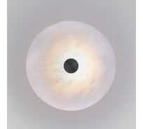 Светодиодный настенный светильник Eurosvet с мраморным рассеивателем 40341 LED черный a066532