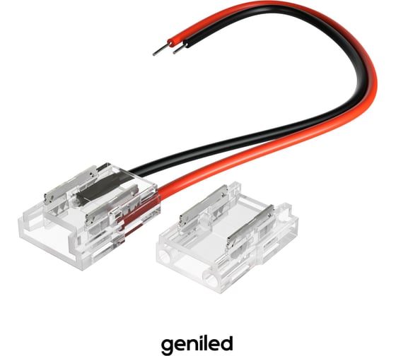 Коннектор для светодиодной ленты geniled 10мм для гибкого соединения или подключения прокалывающий 12360