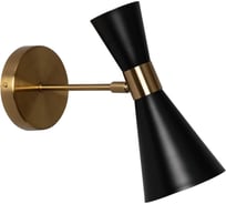 Бра De Fran, Е27 220В 60Вт, серия ГЕОНА, цвет золотая бронза + черный B-1120