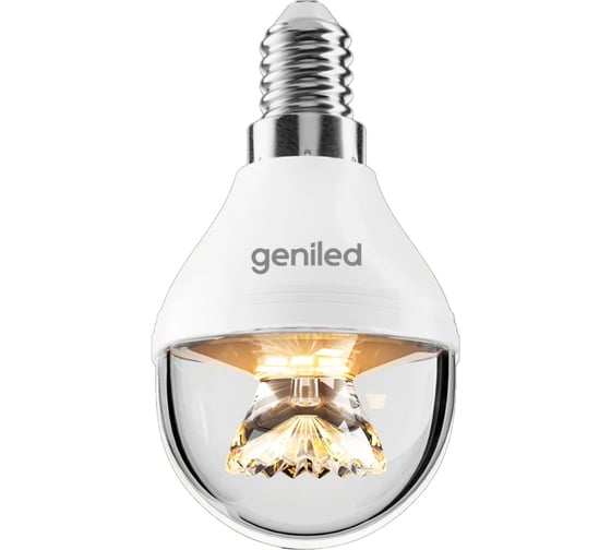 Светодиодная лампа geniled E14, G45, 8Вт, 2700К, линза, 10 шт. 01226_10
