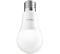 Светодиодная лампа geniled энергосберегающая, E27, A60, 12Вт, 2700К, груша, 10 шт 01301_10