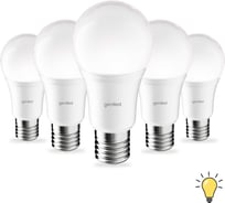 Светодиодная лампа geniled энергосберегающая, E27, A60, 16Вт, 3000K, 90Ra, груша, 5 шт 01373_3000_5