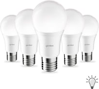 Светодиодная лампа geniled энергосберегающая, E27, A60, 16Вт, 4000K, 90Ra, груша, 5 шт 01373_4000_5