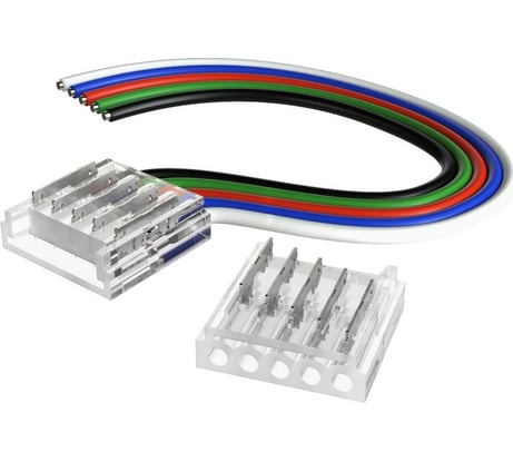 Коннектор для светодиодной ленты geniled RGBW 12мм для гибкого соединения или подключения прокалывающий 12364