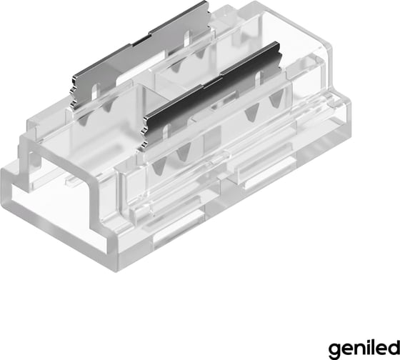 Коннектор прямой для светодиодной ленты geniled СОВ 5мм 2pin прокалывающий 1шт 12374