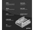 Коннектор прямой для светодиодной ленты geniled СОВ RGB 10мм 4pin 1 шт прокалывающий 12412 9
