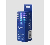 Лампа светодиодная Триколор LED C37 7Вт 6500K E27 LED-TR-C377w6KE27