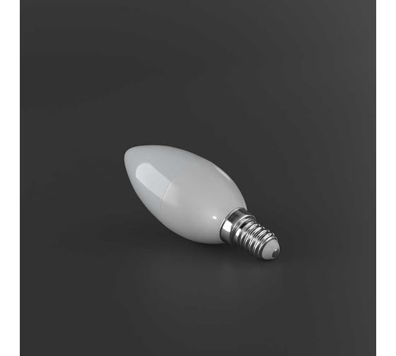 Лампа светодиодная Триколор LED C37 5Вт 3000K E14 LED-TR-C375w3KE14 1