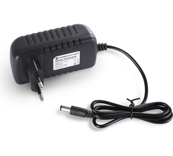 Блок питания Ambrella Light для светодиодной ленты с вилкой 12V 36W 3A IP20 ILLUMINATION GS8515