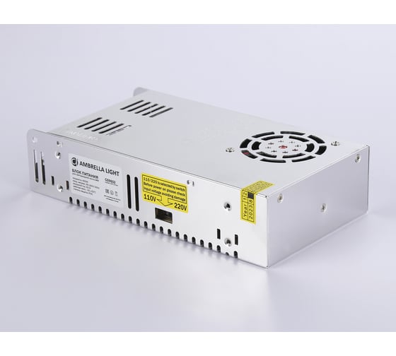 Блок питания Ambrella Light для светодиодной ленты 24V 400W 16.7A IP20 ILLUMINATION GS9652