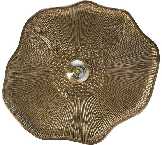 Светильник настенный Bergenson Bjorn Wildflower, 41x46 см, античная латунь BB0000586 1