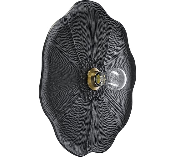 Светильник настенный Bergenson Bjorn Wildflower, 46х46 см, черный BB0000585