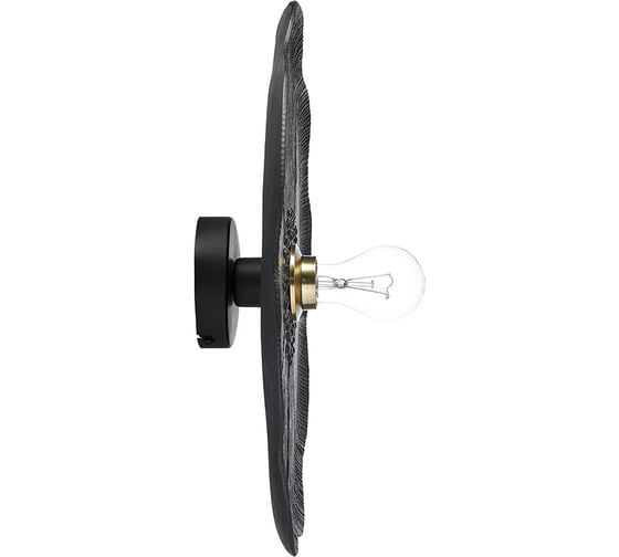 Светильник настенный Bergenson Bjorn Wildflower, 46х46 см, черный BB0000585