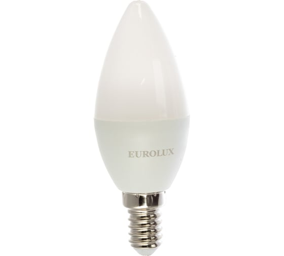 Светодиодная лампа Eurolux LL-E-C37-5W-230-4K-E14 /свеча, 5Вт, нейтр., Е14/  76/2/3 16278753