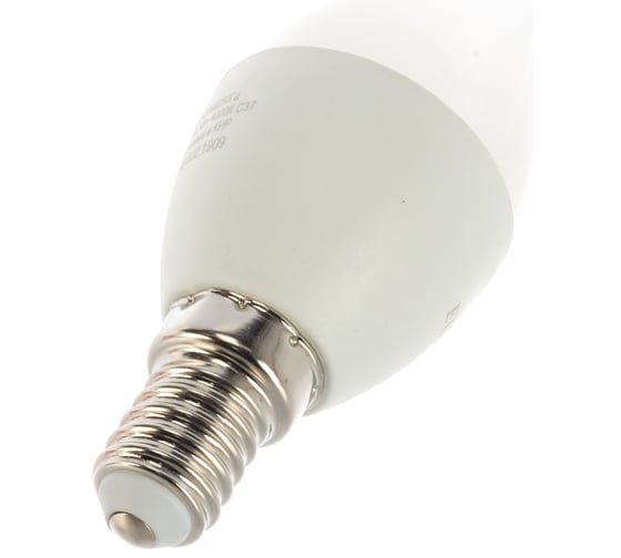 Светодиодная лампа Eurolux LL-E-C37-5W-230-4K-E14 /свеча, 5Вт, нейтр., Е14/  76/2/3