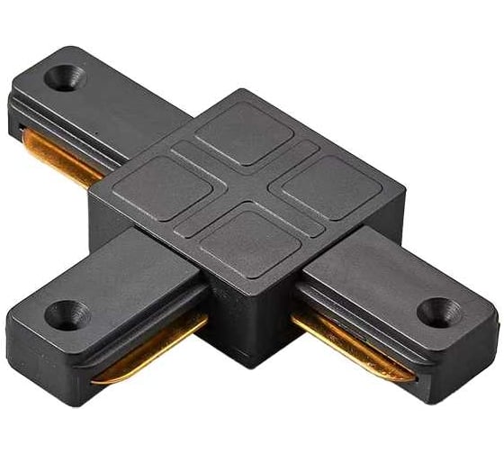 Коннектор Jazzway PTR P CT-BL черный T- образный для трековых систем PTR 5052154