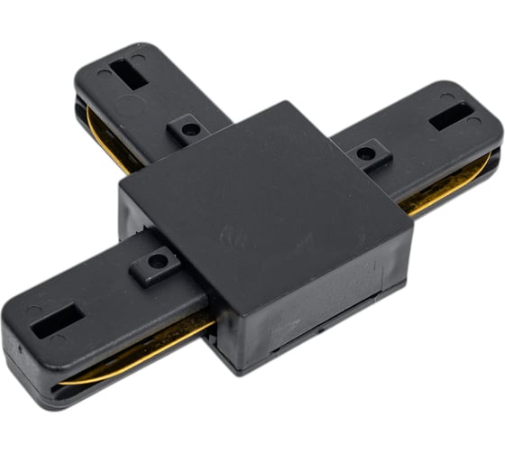 Коннектор Jazzway PTR P CT-BL черный T- образный для трековых систем PTR 5052154
