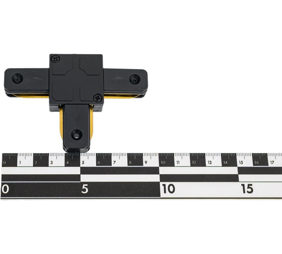 Коннектор Jazzway PTR P CT-BL черный T- образный для трековых систем PTR 5052154